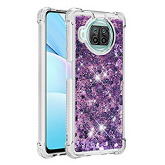 Funda Silicona Carcasa Goma Bling-Bling S01 para Xiaomi Mi 10i 5G Morado