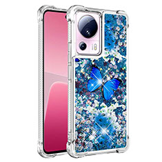 Funda Silicona Carcasa Goma Bling-Bling S01 para Xiaomi Mi 12 Lite NE 5G Azul