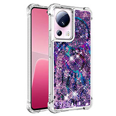 Funda Silicona Carcasa Goma Bling-Bling S01 para Xiaomi Mi 12 Lite NE 5G Morado