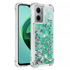 Funda Silicona Carcasa Goma Bling-Bling S01 para Xiaomi Redmi 10 Prime Plus 5G Verde