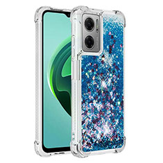 Funda Silicona Carcasa Goma Bling-Bling S01 para Xiaomi Redmi 11 Prime 5G Azul