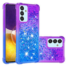 Funda Silicona Carcasa Goma Bling-Bling S02 para Samsung Galaxy A24 4G Morado