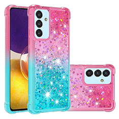 Funda Silicona Carcasa Goma Bling-Bling S02 para Samsung Galaxy A34 5G Rosa