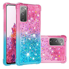 Funda Silicona Carcasa Goma Bling-Bling S02 para Samsung Galaxy S20 FE 5G Rosa