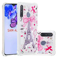 Funda Silicona Carcasa Goma Bling-Bling S03 para Samsung Galaxy A21 European Vistoso