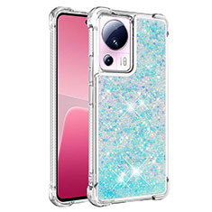 Funda Silicona Carcasa Goma Bling-Bling S03 para Xiaomi Civi 2 5G Azul Claro