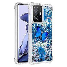 Funda Silicona Carcasa Goma Bling-Bling S03 para Xiaomi Mi 11T 5G Azul