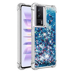 Funda Silicona Carcasa Goma Bling-Bling S03 para Xiaomi Poco F5 Pro 5G Azul