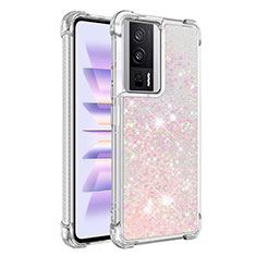 Funda Silicona Carcasa Goma Bling-Bling S03 para Xiaomi Poco F5 Pro 5G Rosa