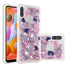 Funda Silicona Carcasa Goma Bling-Bling S04 para Samsung Galaxy A11 Multicolor