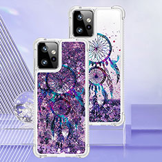 Funda Silicona Carcasa Goma Bling-Bling YB1 para Motorola Moto G Power 5G (2023) Morado