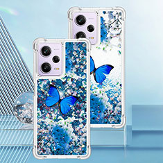 Funda Silicona Carcasa Goma Bling-Bling YB1 para Xiaomi Redmi Note 12 Pro 5G Azul