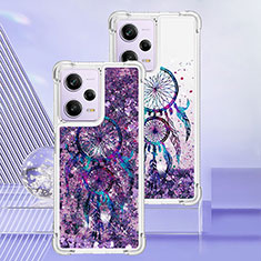 Funda Silicona Carcasa Goma Bling-Bling YB1 para Xiaomi Redmi Note 12 Pro 5G Morado