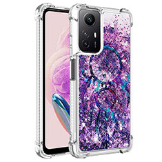 Funda Silicona Carcasa Goma Bling-Bling YB1 para Xiaomi Redmi Note 12S Morado