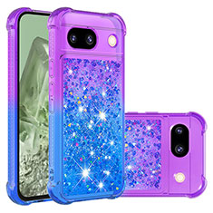 Funda Silicona Carcasa Goma Bling-Bling YB2 para Google Pixel 8a 5G Morado