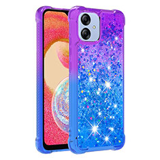 Funda Silicona Carcasa Goma Bling-Bling YB2 para Samsung Galaxy A04 4G Morado