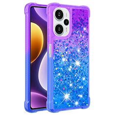 Funda Silicona Carcasa Goma Bling-Bling YB2 para Xiaomi Poco F5 5G Morado