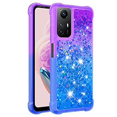 Funda Silicona Carcasa Goma Bling-Bling YB2 para Xiaomi Redmi Note 12S Morado