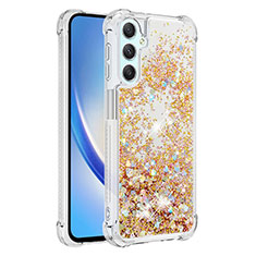 Funda Silicona Carcasa Goma Bling-Bling YB3 para Samsung Galaxy A24 4G Oro