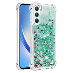 Funda Silicona Carcasa Goma Bling-Bling YB3 para Samsung Galaxy A24 4G Verde