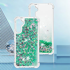 Funda Silicona Carcasa Goma Bling-Bling YB3 para Samsung Galaxy A34 5G Verde