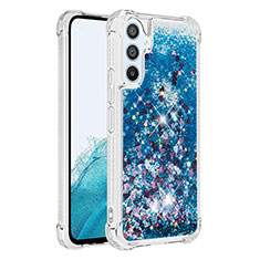 Funda Silicona Carcasa Goma Bling-Bling YB3 para Samsung Galaxy A54 5G Azul