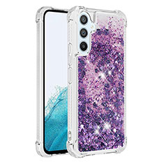 Funda Silicona Carcasa Goma Bling-Bling YB3 para Samsung Galaxy A54 5G Morado