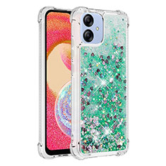 Funda Silicona Carcasa Goma Bling-Bling YB3 para Samsung Galaxy F04 Verde