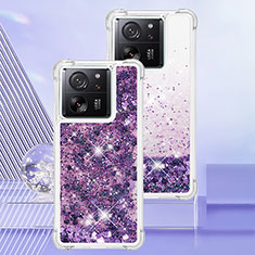 Funda Silicona Carcasa Goma Bling-Bling YB3 para Xiaomi Mi 13T 5G Morado