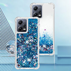 Funda Silicona Carcasa Goma Bling-Bling YB3 para Xiaomi Redmi Note 12 Pro 5G Azul