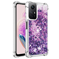 Funda Silicona Carcasa Goma Bling-Bling YB3 para Xiaomi Redmi Note 12S Morado