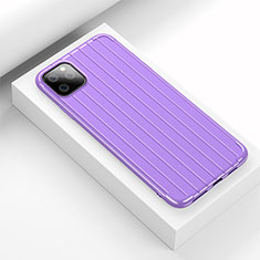 Funda Silicona Carcasa Goma Line C01 para Apple iPhone 11 Pro Max Morado