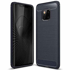 Funda Silicona Carcasa Goma Line C01 para Huawei Mate 20 Pro Azul