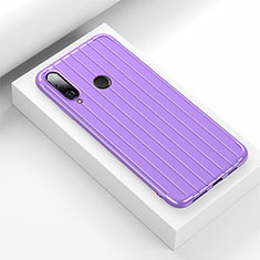 Funda Silicona Carcasa Goma Line C01 para Huawei P30 Lite XL Morado