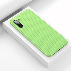 Funda Silicona Carcasa Goma Line C01 para Samsung Galaxy Note 10 Verde