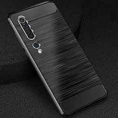 Funda Silicona Carcasa Goma Line C01 para Xiaomi Mi 10 Negro