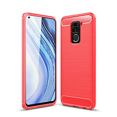 Funda Silicona Carcasa Goma Line C01 para Xiaomi Redmi 10X 4G Rojo