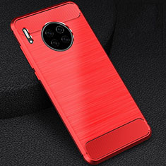 Funda Silicona Carcasa Goma Line C02 para Huawei Mate 30 Pro 5G Rojo