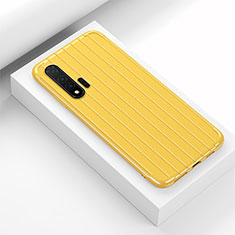 Funda Silicona Carcasa Goma Line C02 para Huawei Nova 6 5G Amarillo