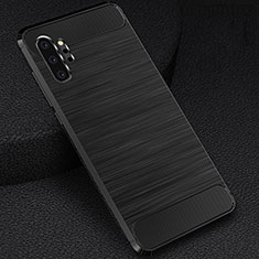 Funda Silicona Carcasa Goma Line C02 para Samsung Galaxy Note 10 Plus Negro