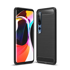 Funda Silicona Carcasa Goma Line C02 para Xiaomi Mi 10 Negro