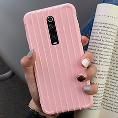 Funda Silicona Carcasa Goma Line C03 para Xiaomi Redmi K20 Pro Rosa