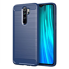 Funda Silicona Carcasa Goma Line C03 para Xiaomi Redmi Note 8 Pro Azul