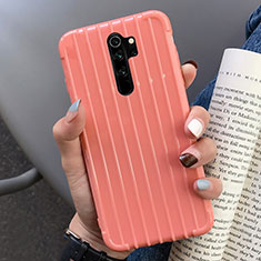 Funda Silicona Carcasa Goma Line C04 para Xiaomi Redmi Note 8 Pro Naranja