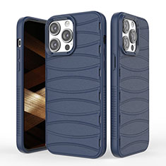 Funda Silicona Carcasa Goma Line KC1 para Apple iPhone 13 Pro Azul