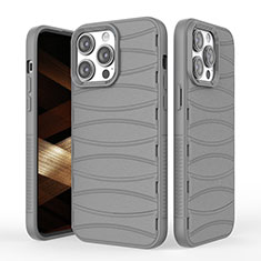 Funda Silicona Carcasa Goma Line KC1 para Apple iPhone 13 Pro Max Gris