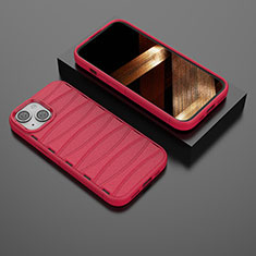 Funda Silicona Carcasa Goma Line KC1 para Apple iPhone 14 Rojo