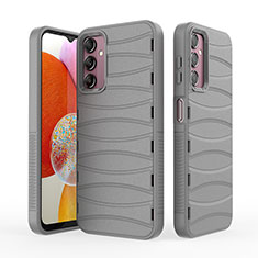 Funda Silicona Carcasa Goma Line KC1 para Samsung Galaxy A14 5G Gris