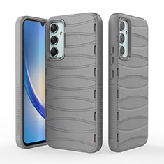 Funda Silicona Carcasa Goma Line KC1 para Samsung Galaxy A34 5G Gris