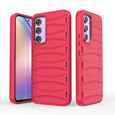 Funda Silicona Carcasa Goma Line KC2 para Samsung Galaxy Quantum4 5G Rojo